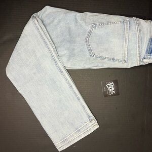 Express Light Wash Straight Jeans